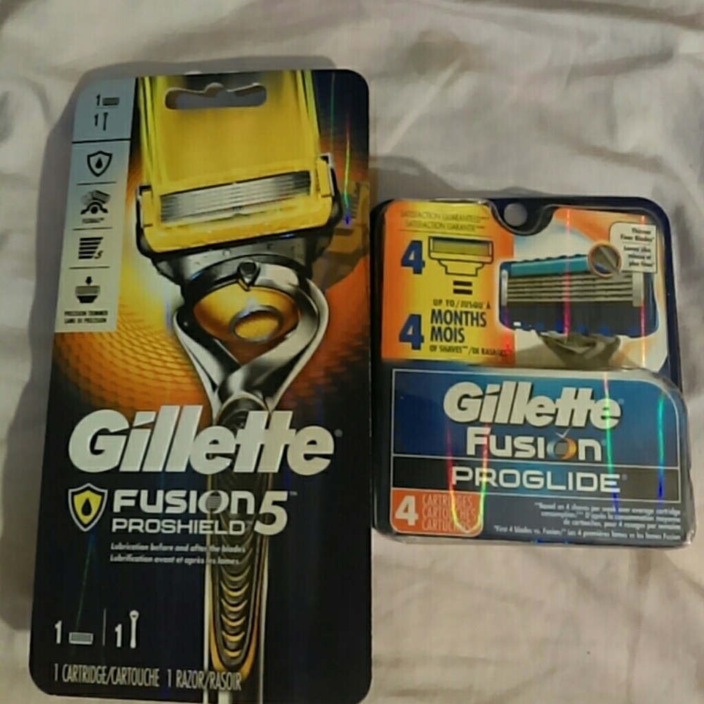Gillette fusion proshield 5 and refills